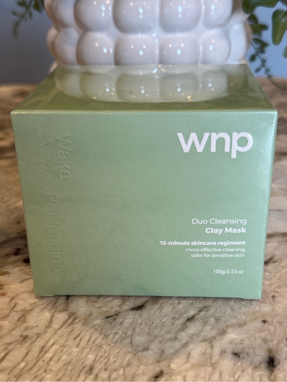 WNP Duo Cleansing Clay Mask 3.53 oz T-Zone U-Zone Sensitive Skin NEW